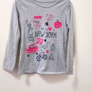 Gray New York long sleeve shirt